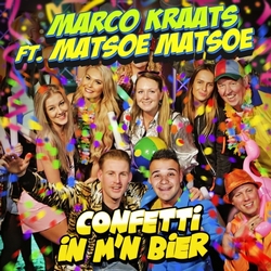 Marco Kraats - Confetti In M'n Bier (ft. Matsoe Matsoe)  CD-Single