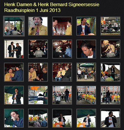 Signeersessie Henk Damen & Henk Bernard 2013 Drunen